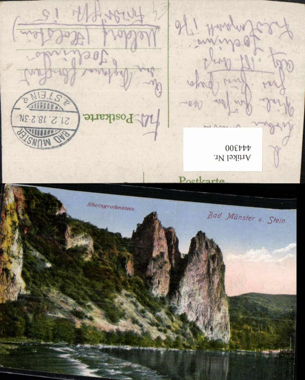 444300,Bad Münster am Stein Rheingrafenstein Felsen