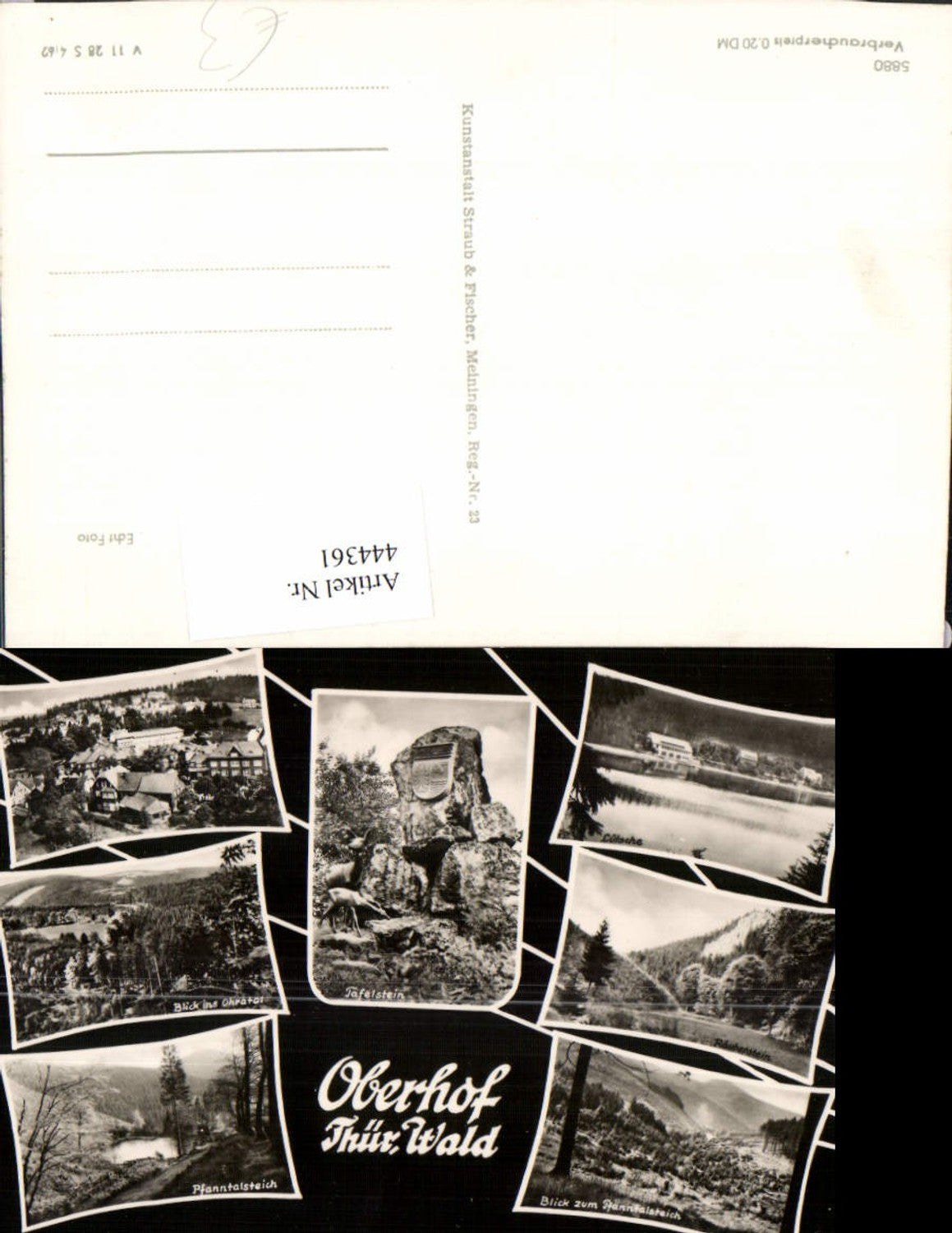 444361, Oberhof Totale Tafelstein Teich Multi-view map