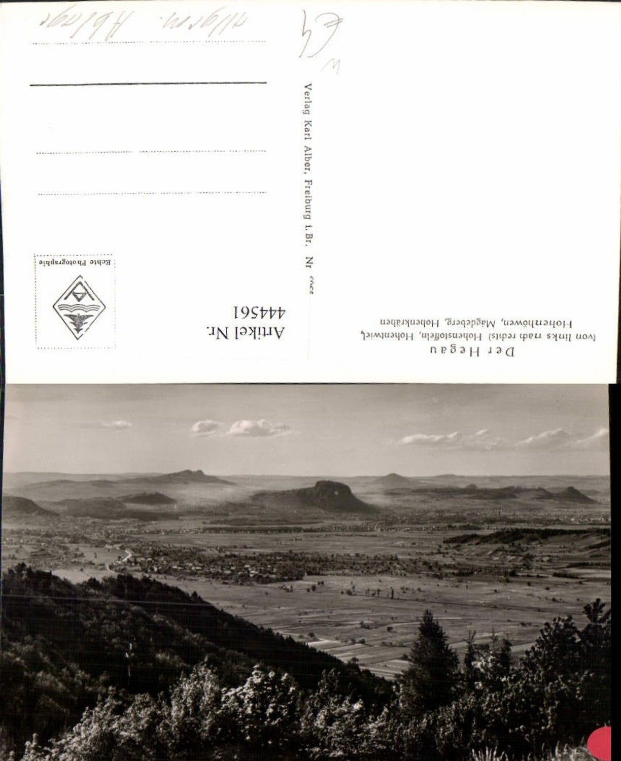 444561,Hegau Hohenstoffeln Hohentwiel Hohenhöwen b. Hilzingen Landschaft