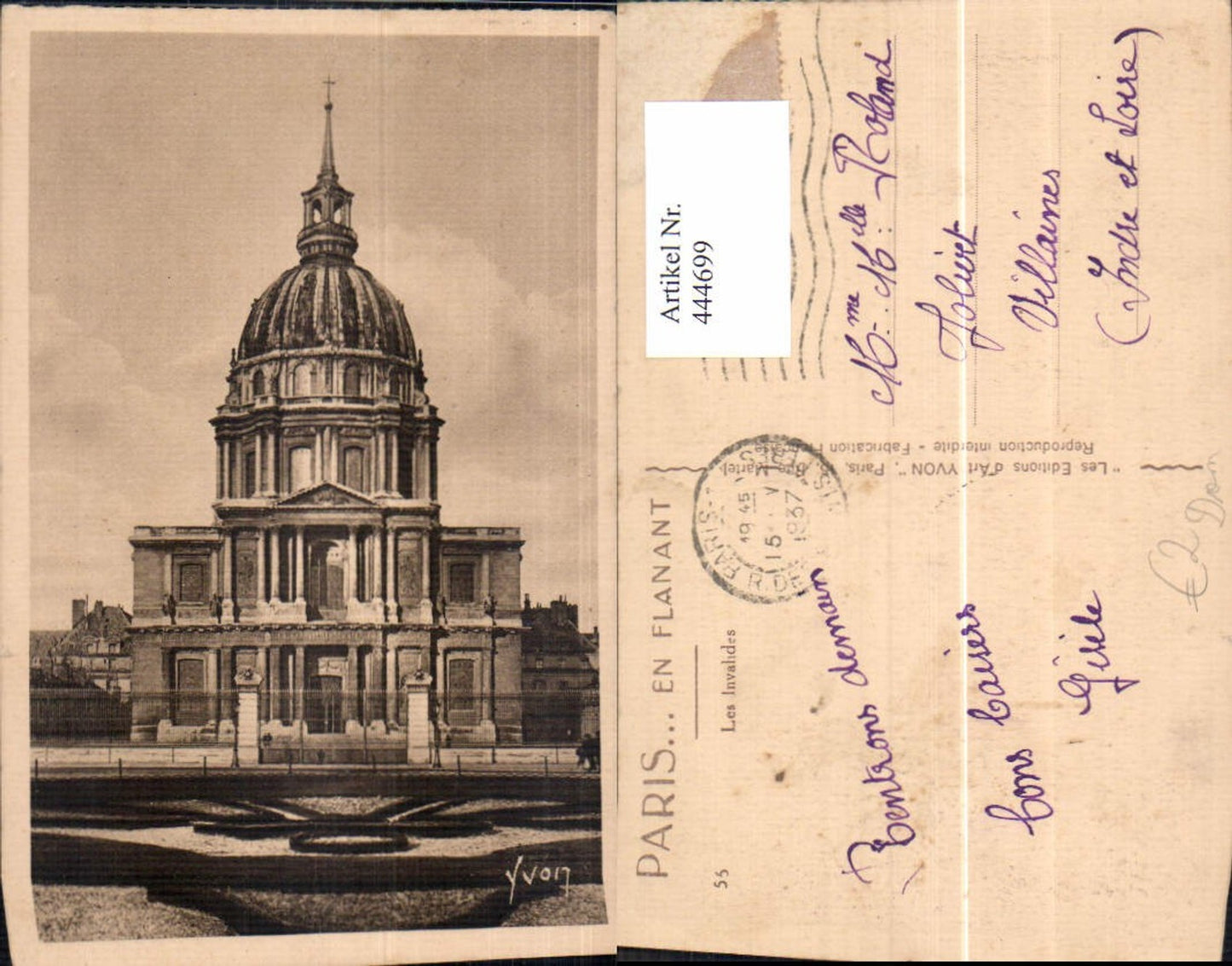 444699,Paris Le Invalides Kirche Dom