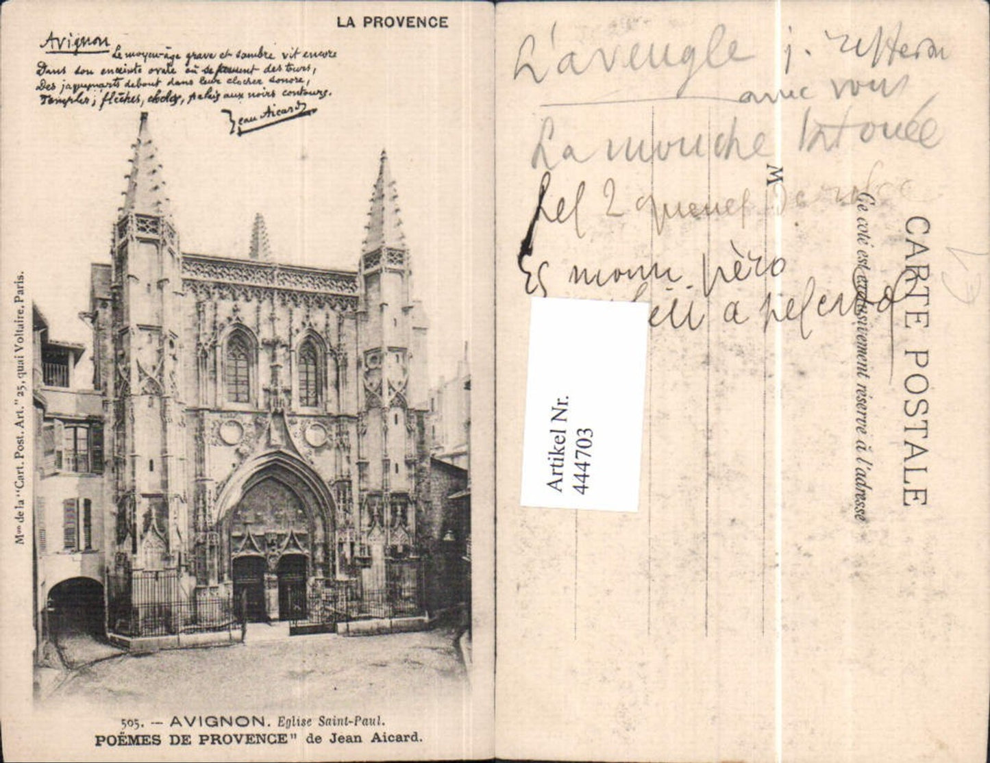 444703,Avignon Eglise Saint-Paul Kirche