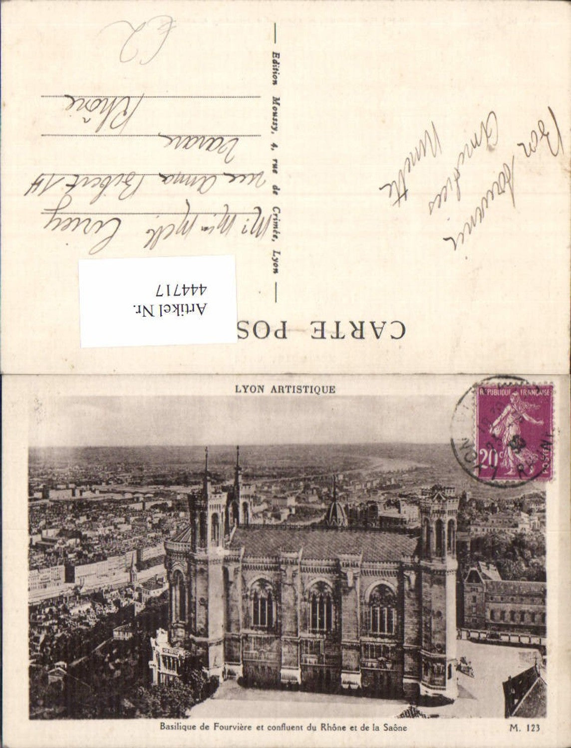 444717,Lyon Basilique de Fourviere Basilika Kirche