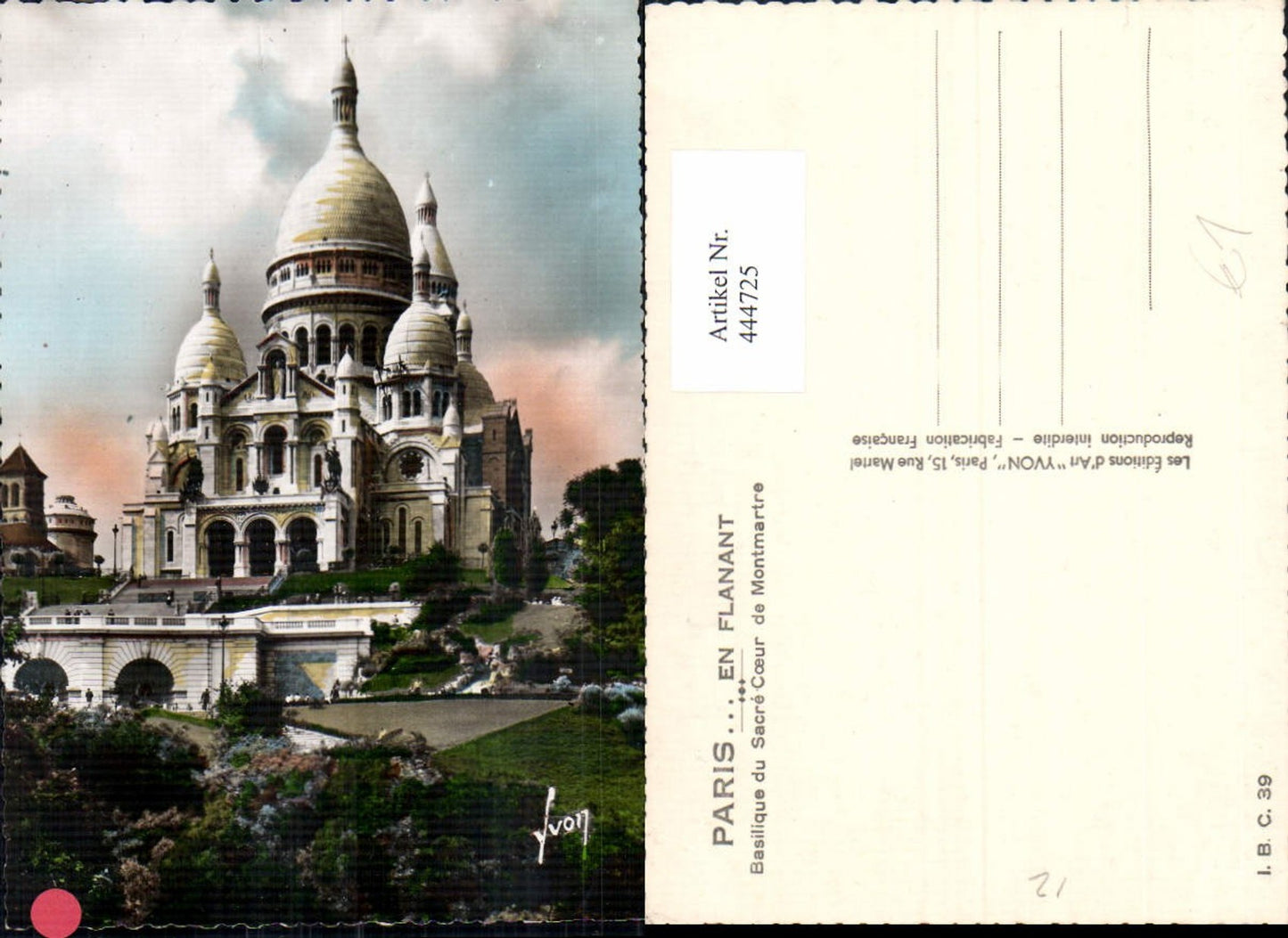 444725,Paris Basilique du Sacre Coeur de Montmartre Kirche