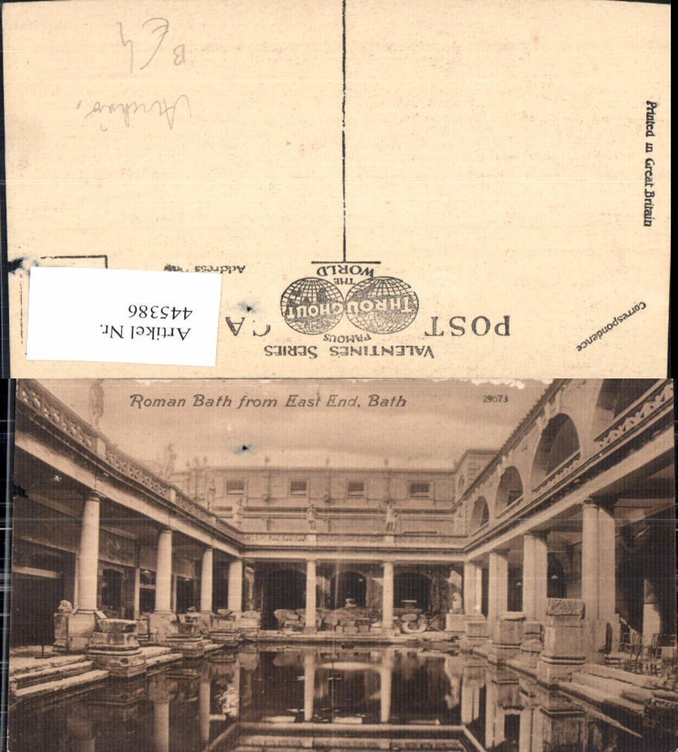 445386,Bath Roman Bath from East End Badeanlage Tempel Archäologie Ausgrabung