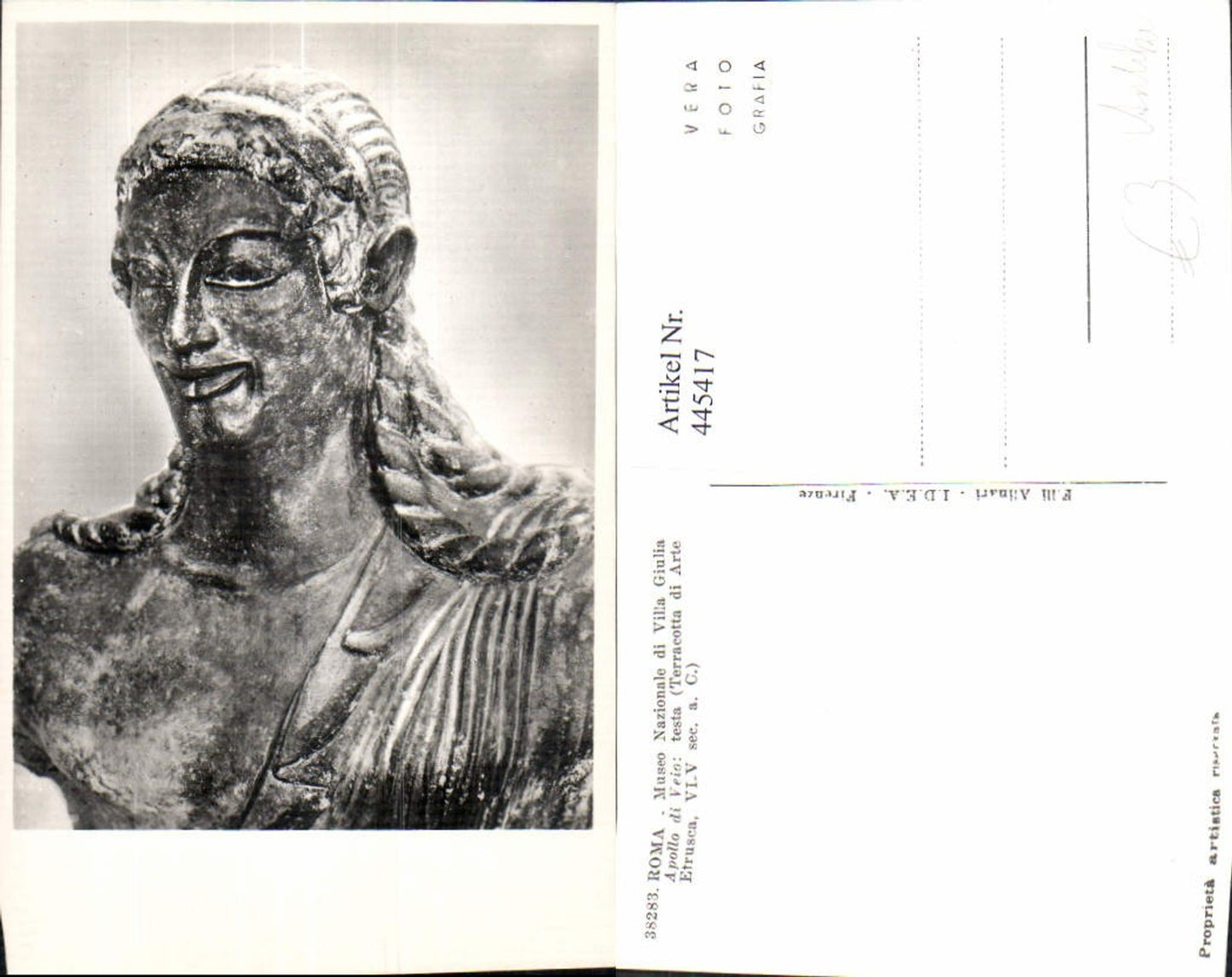 445417,Antike Roma Rom Apollo die Veio Museum Nazionale di Villa Giulia