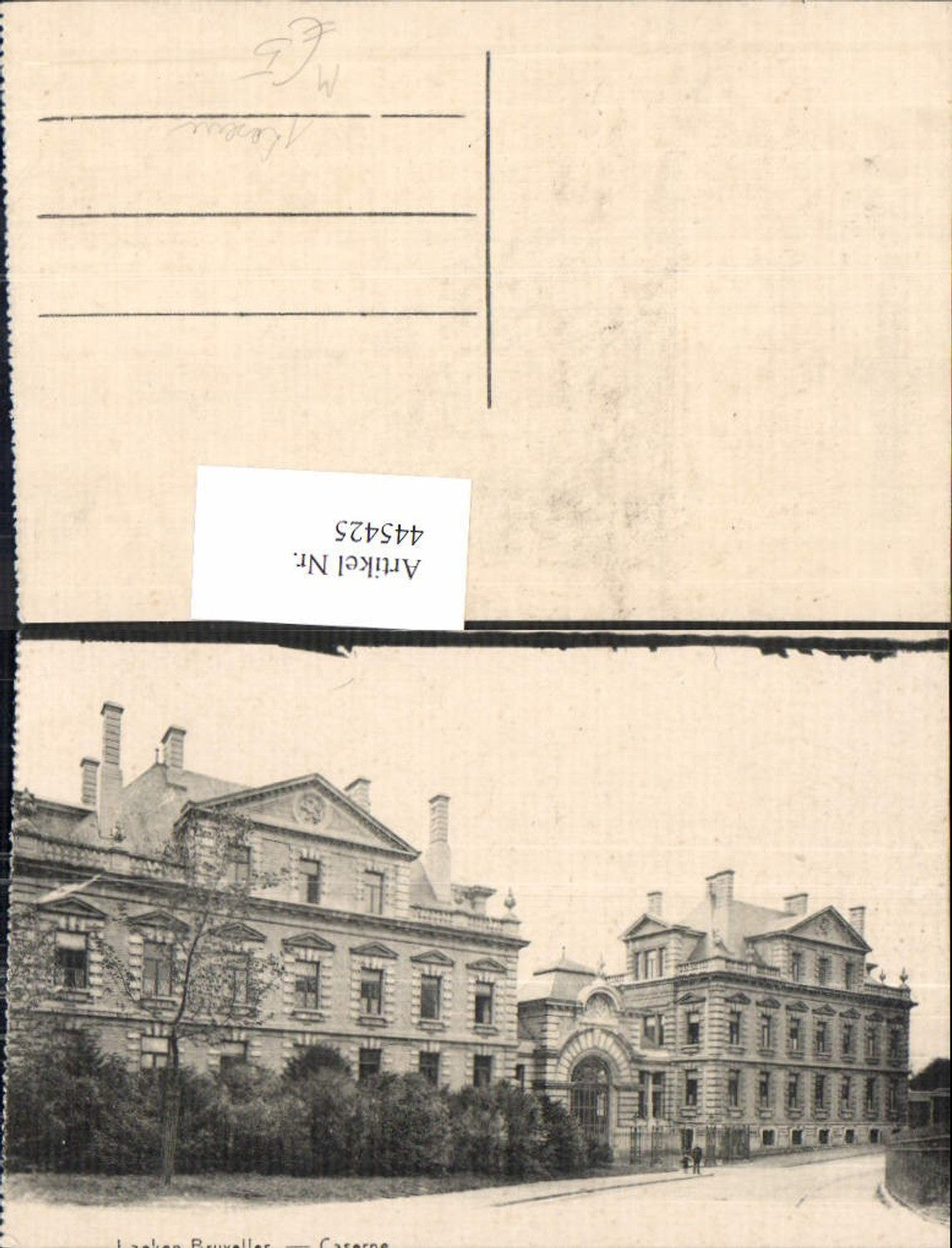 445425,Bruxelles Caserne Brüssel Kaserne Militär