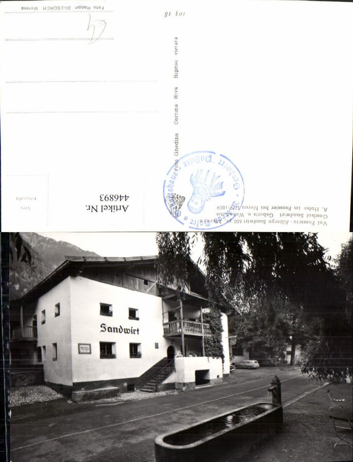 Alte Ansichtskarte – Old Postcard