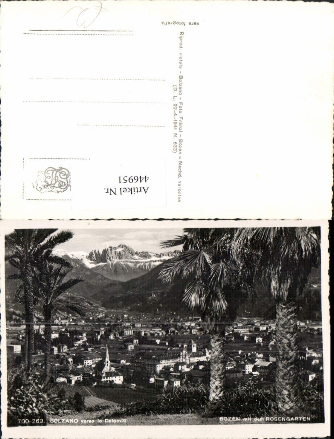 Alte Ansichtskarte – Old Postcard