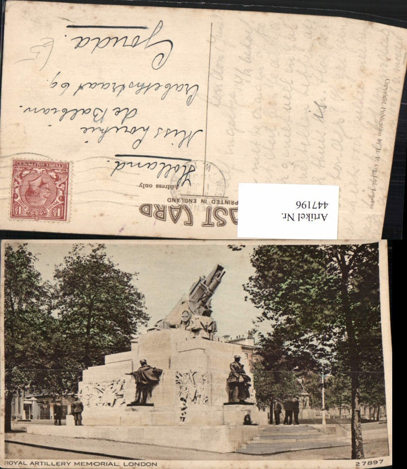 Alte Ansichtskarte – Old Postcard