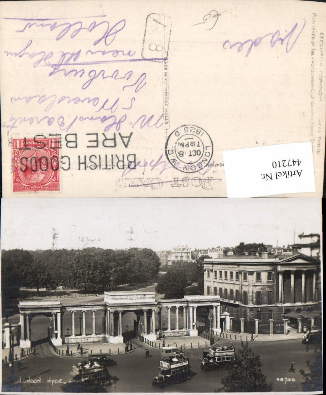 Alte Ansichtskarte – Old Postcard