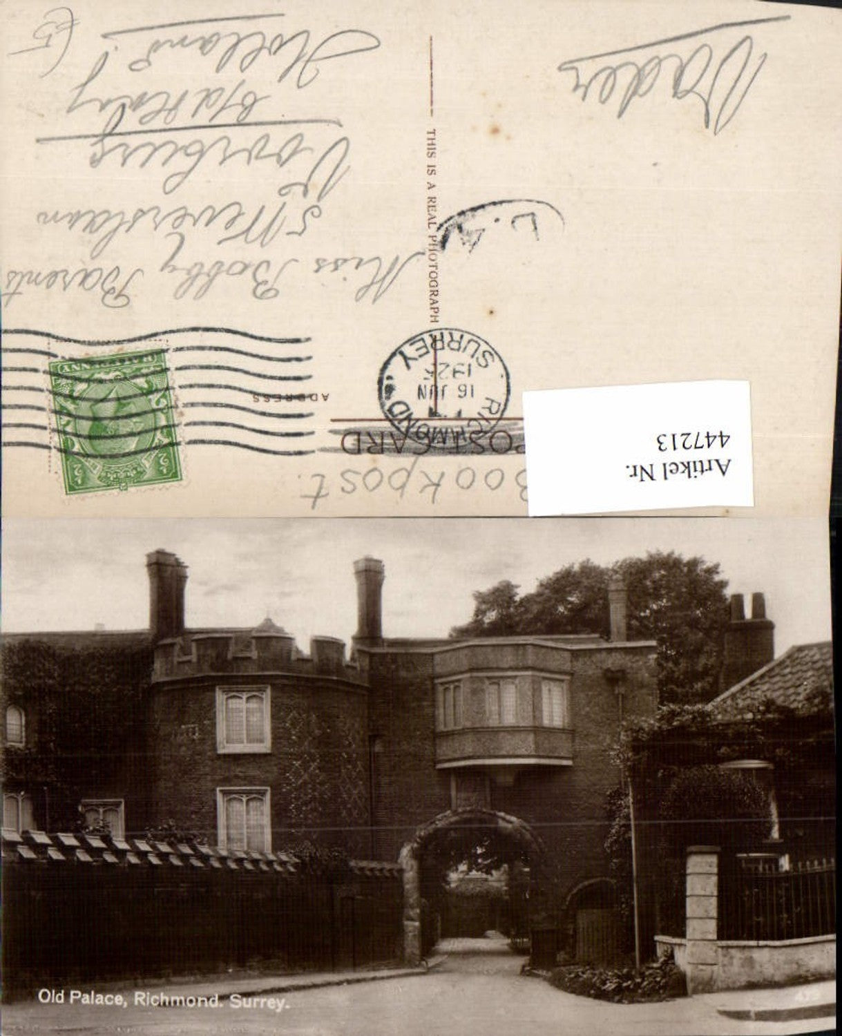 Alte Ansichtskarte – Old Postcard