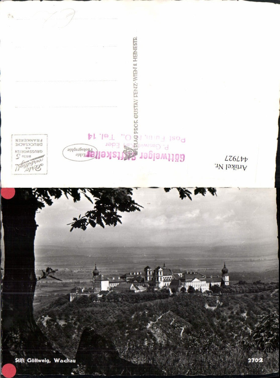 447927,Stift Göttweig in d. Wachau