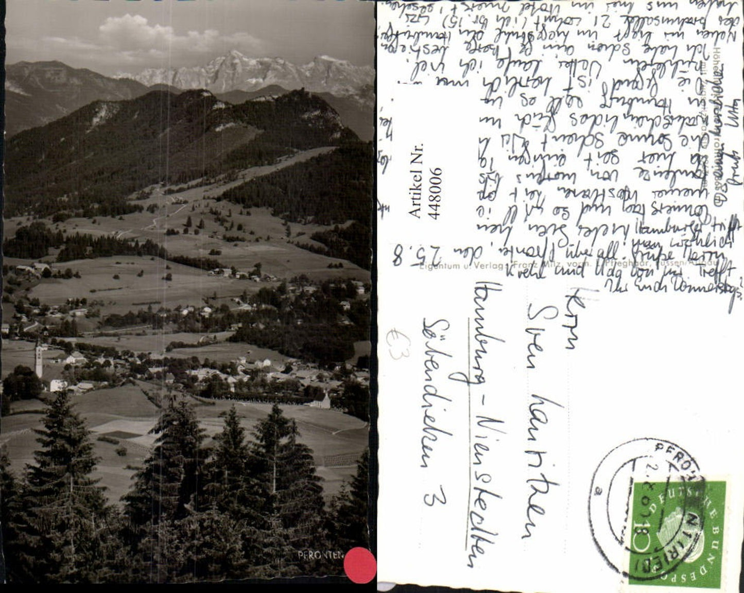 448006, Pfronten Total with Zugspitze mountain scenery