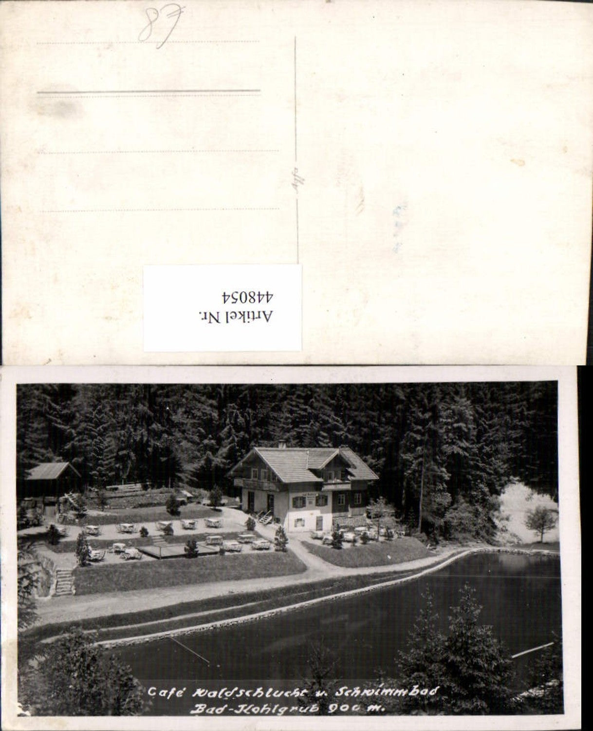 448054,Bad Kohlgrub Cafe Waldschlucht u. Schwimmbad