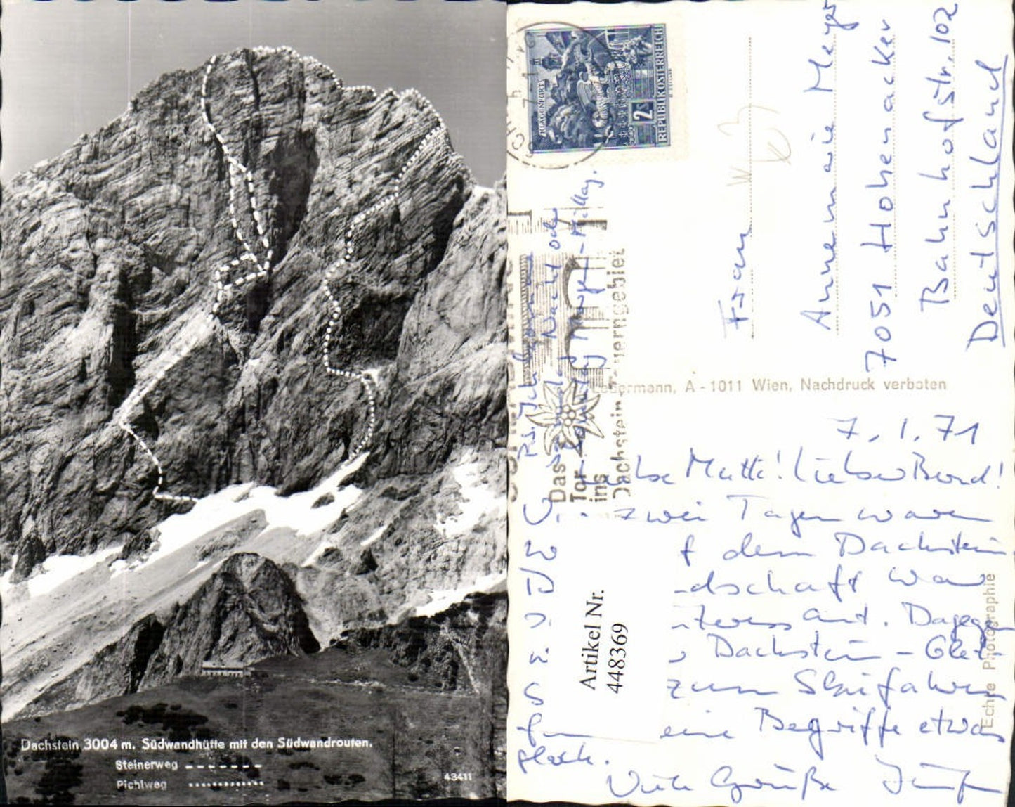 Alte Ansichtskarte – Old Postcard
