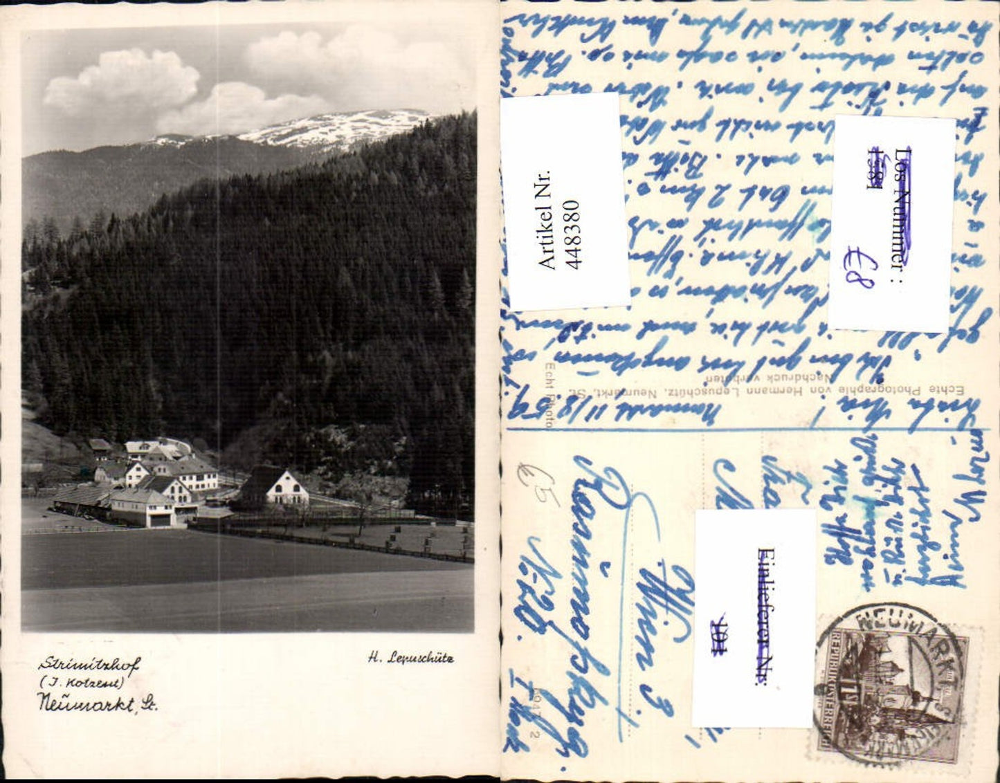 Alte Ansichtskarte – Old Postcard