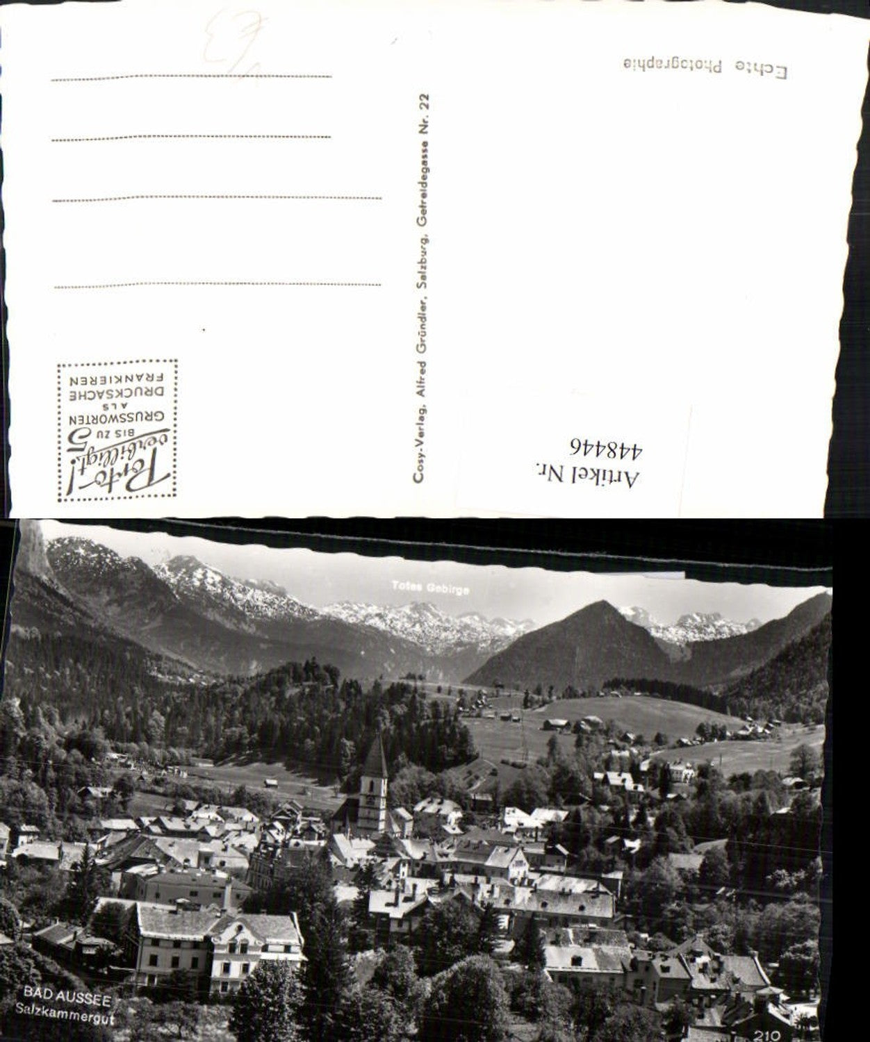 Alte Ansichtskarte – Old Postcard