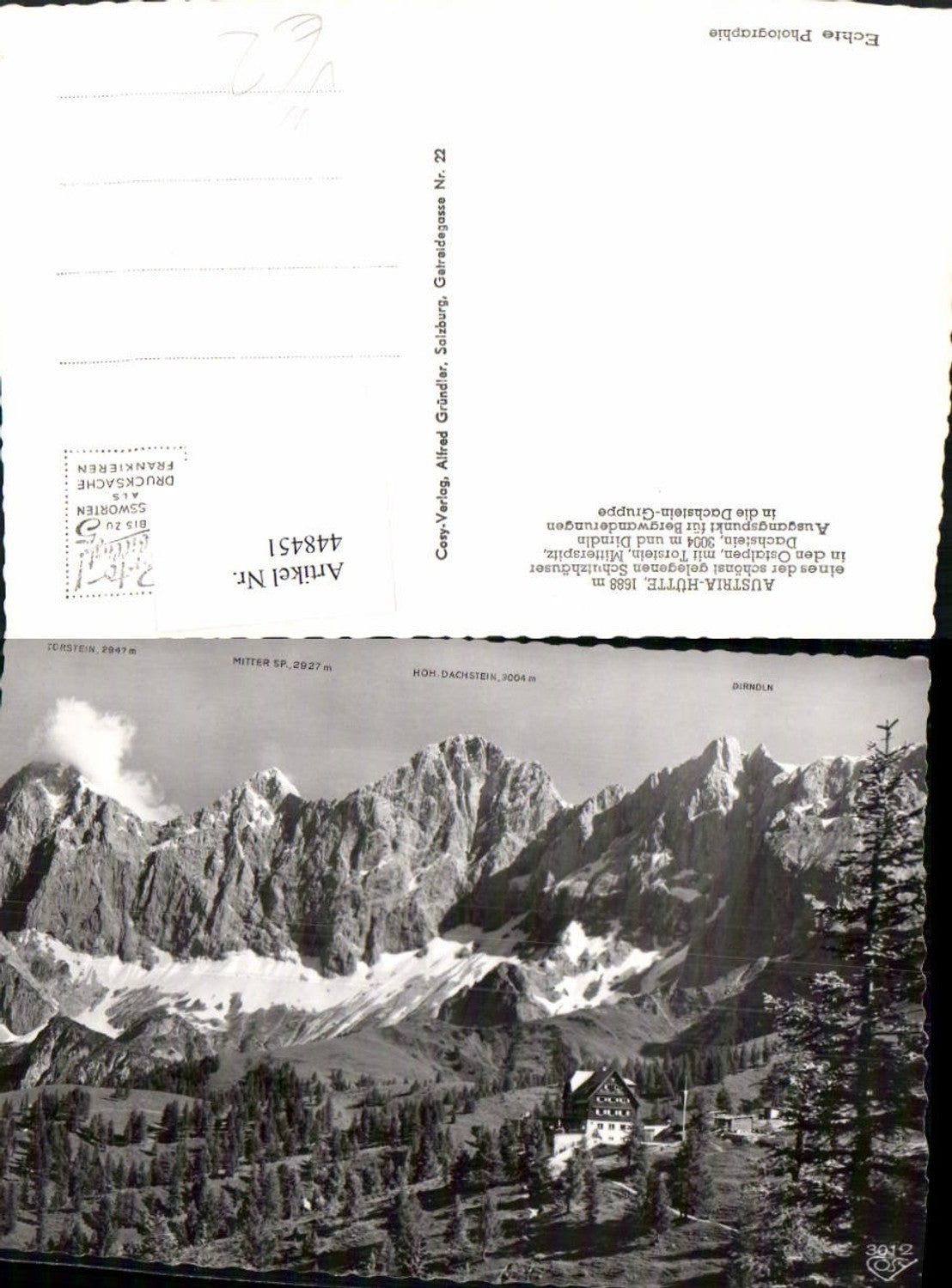 Alte Ansichtskarte – Old Postcard