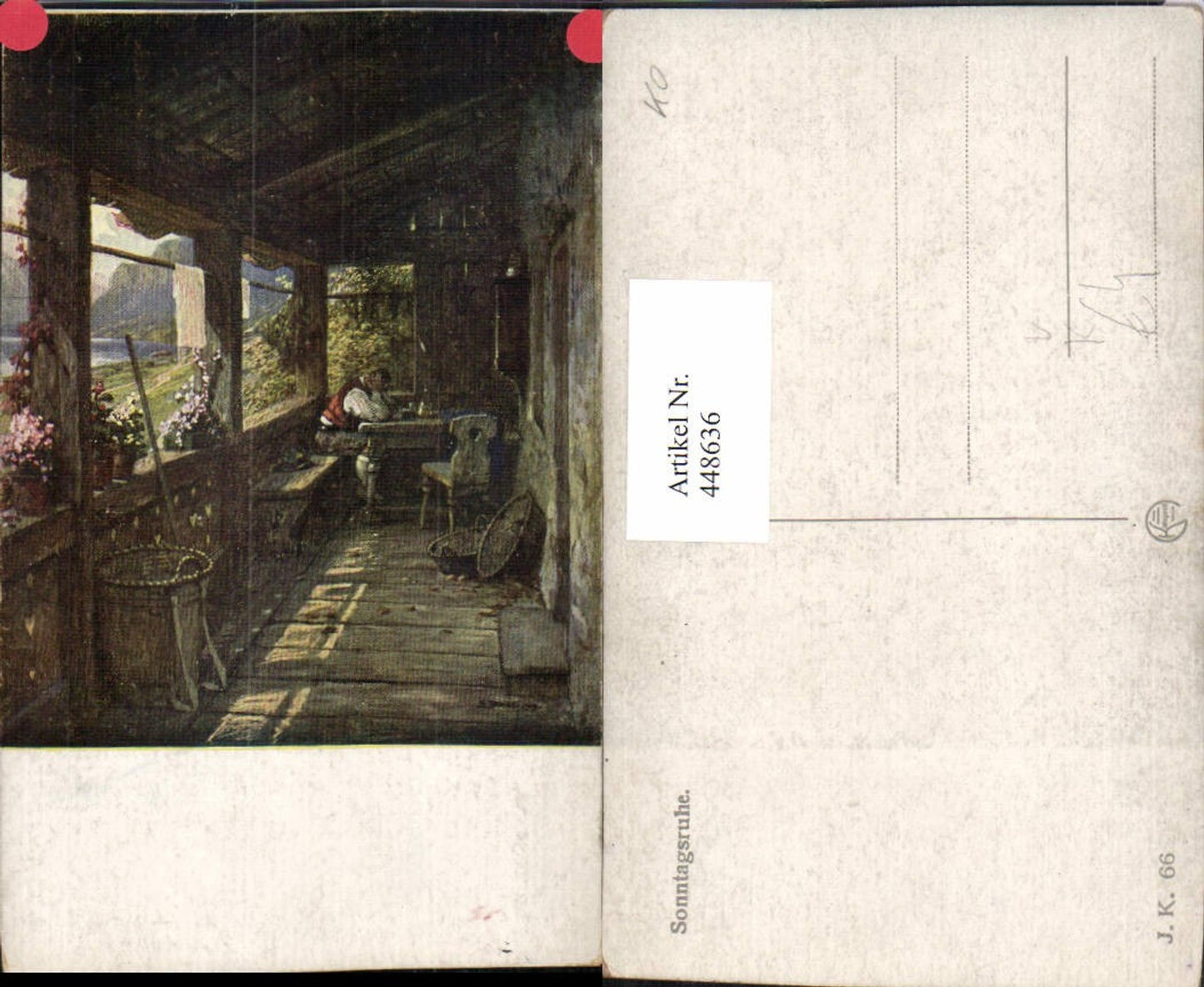 448636,Künstler AK Sonntagsruhe Mann Tisch Fenster Aussicht pub Kilophot