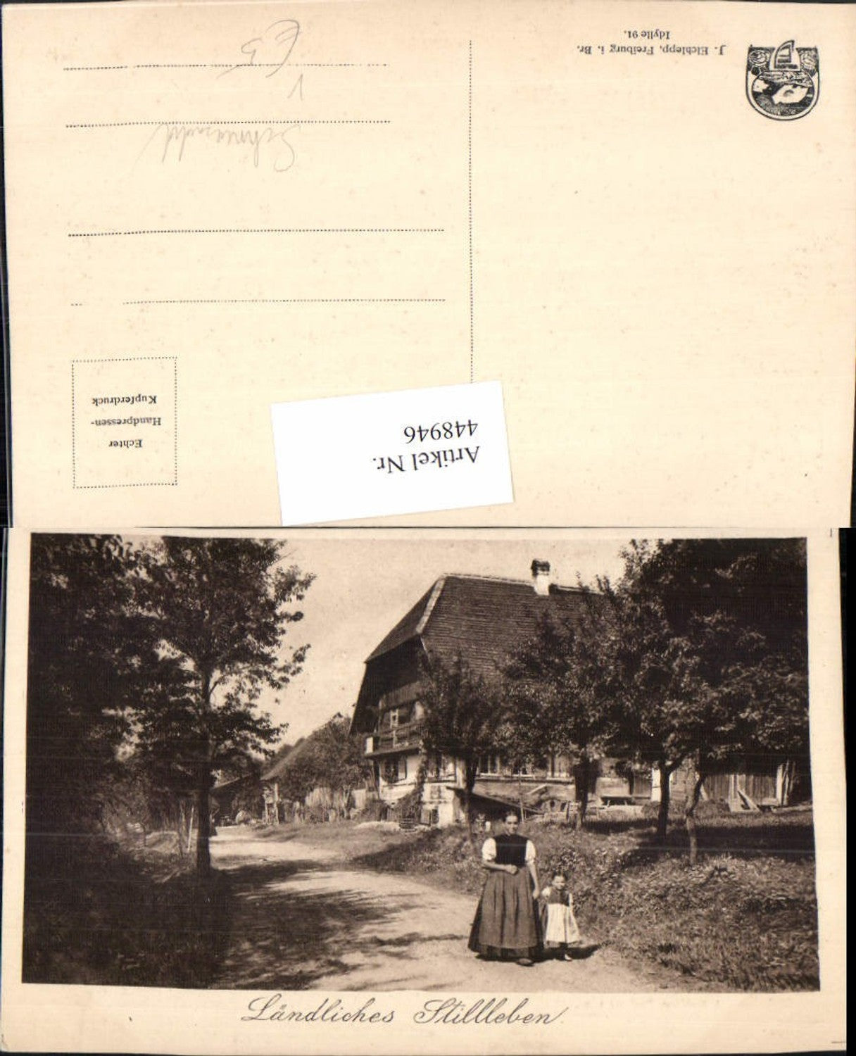 448946,Fotokunst J. Elchlepp 91 Ländliches Stillleben Schwarzwald Tracht