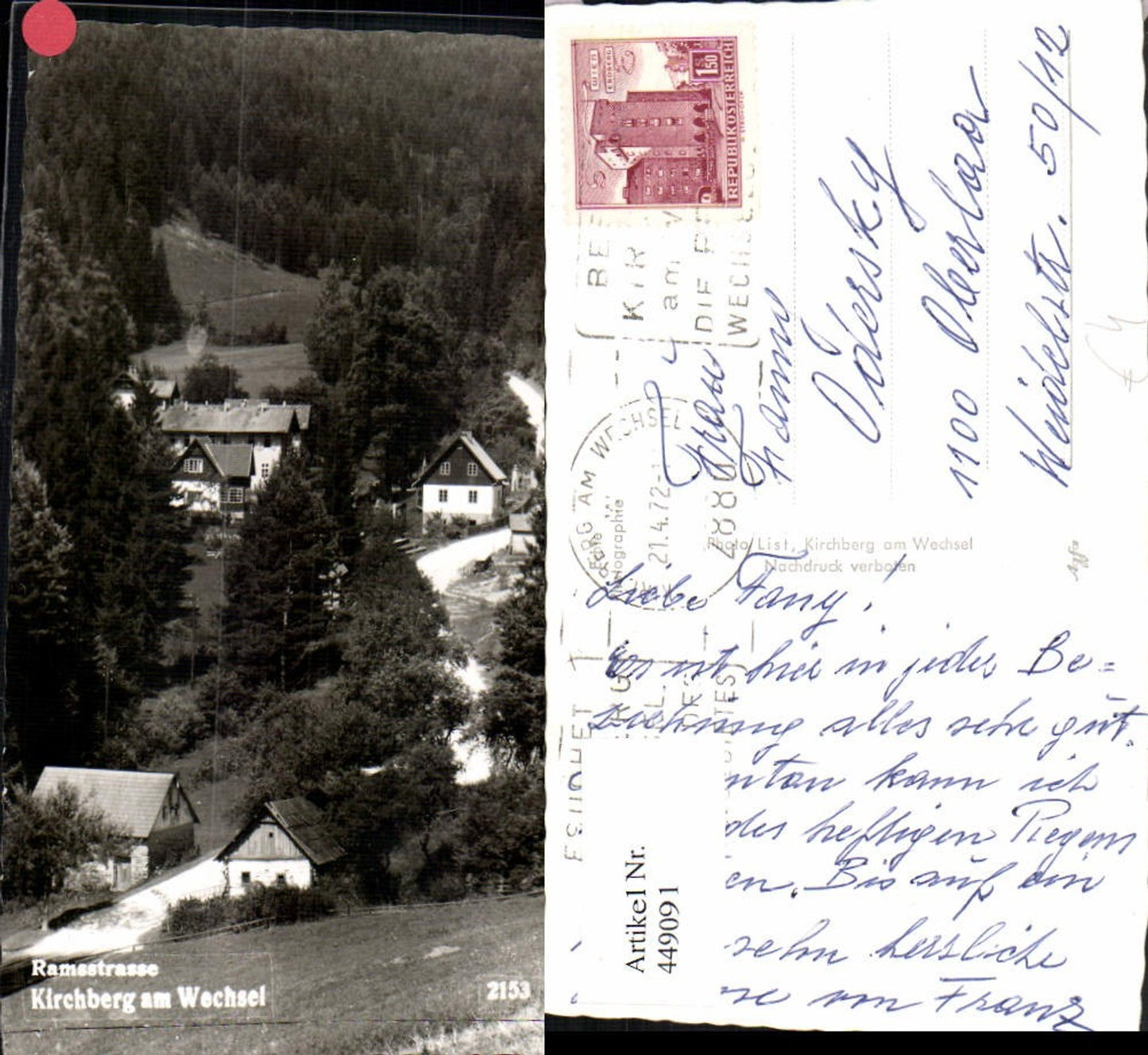 449091,Kirchberg am Wechsel Ramsstraße Häuser
