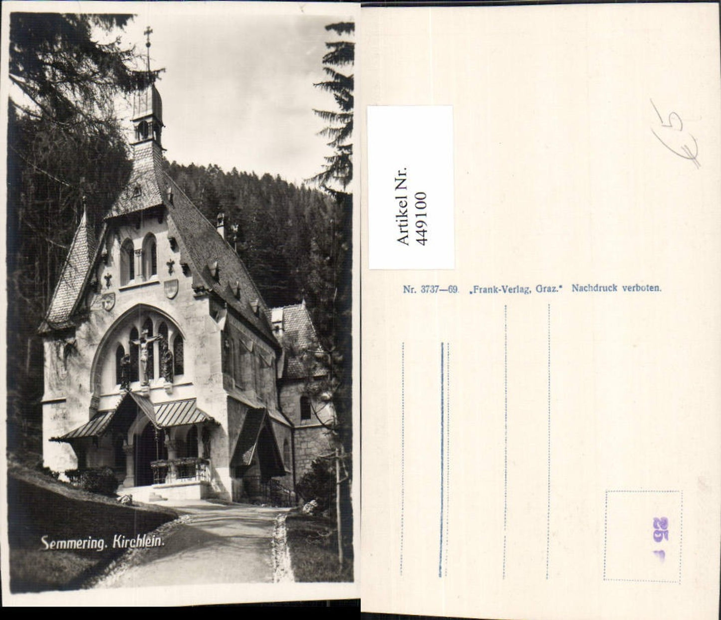 449100,Semmering Kirchlein Kirche