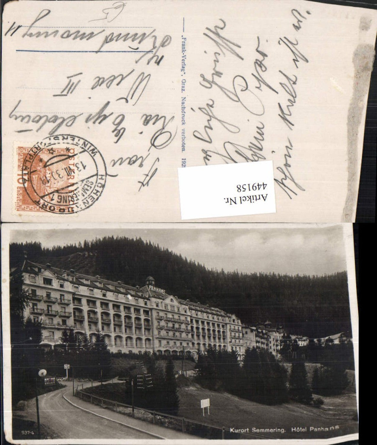 449158,Semmering Hotel Panhans