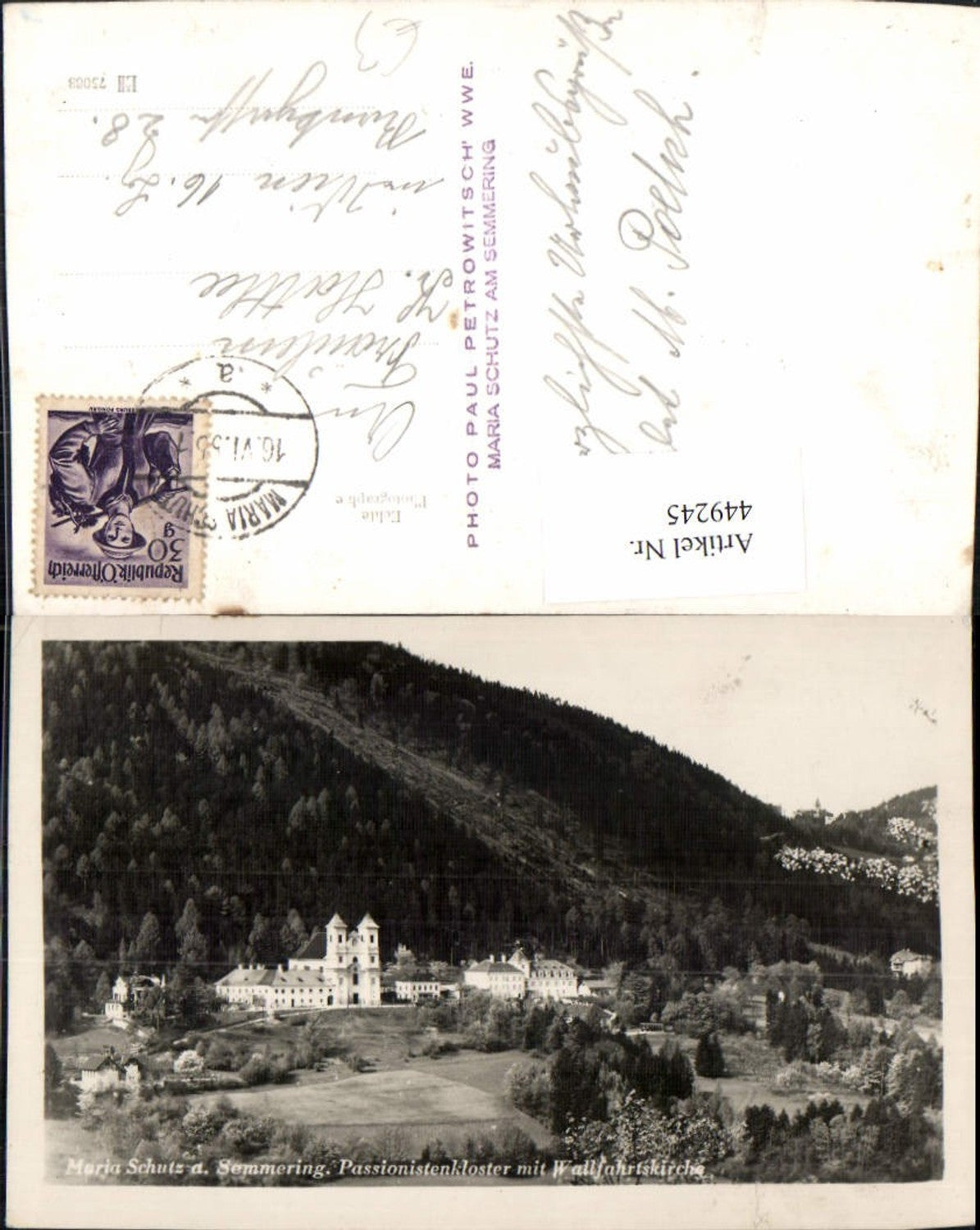 449245,Maria Schutz am Semmering Totale Kirche