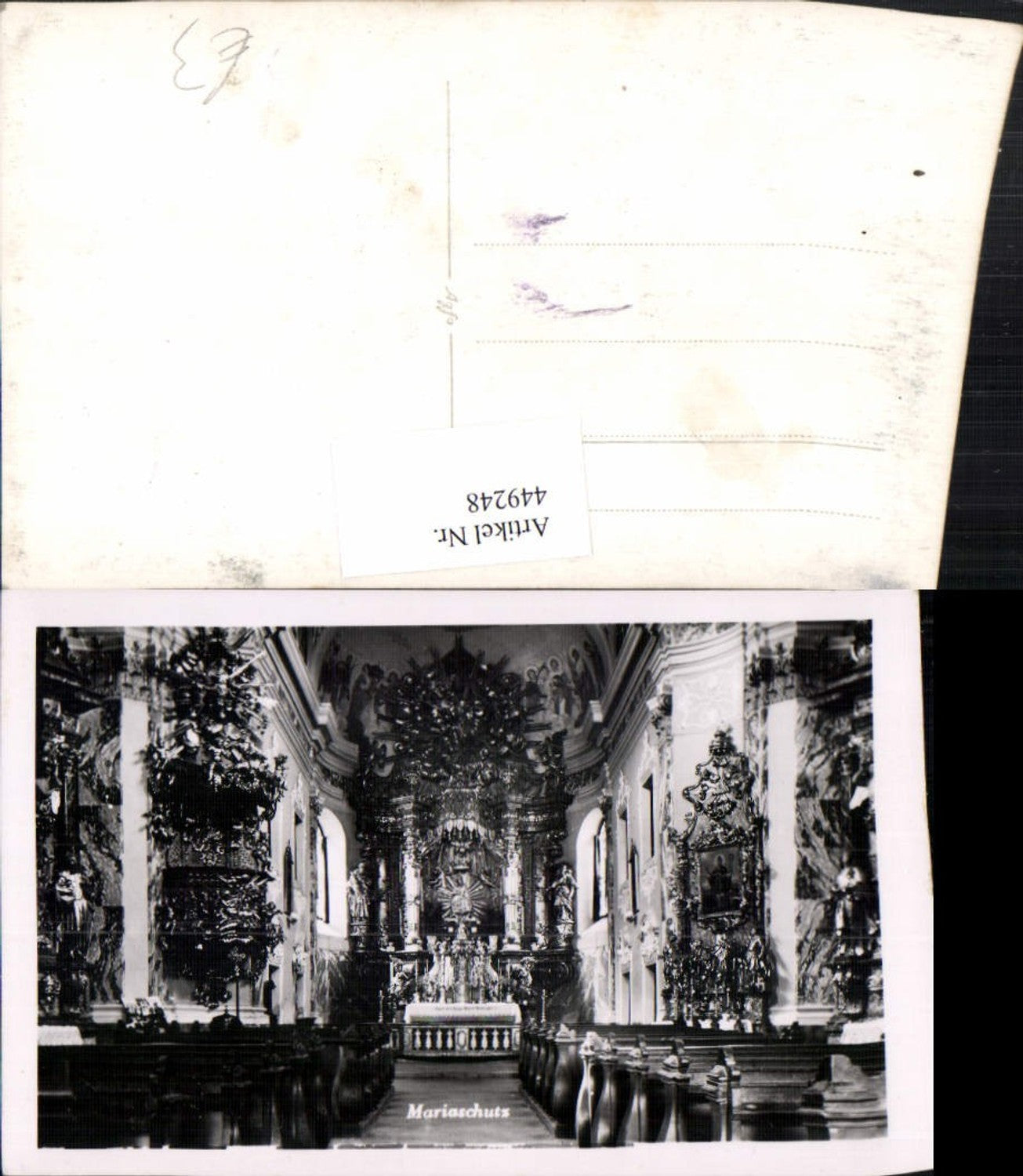 449248,Maria Schutz am Semmering Kirche Innenansicht