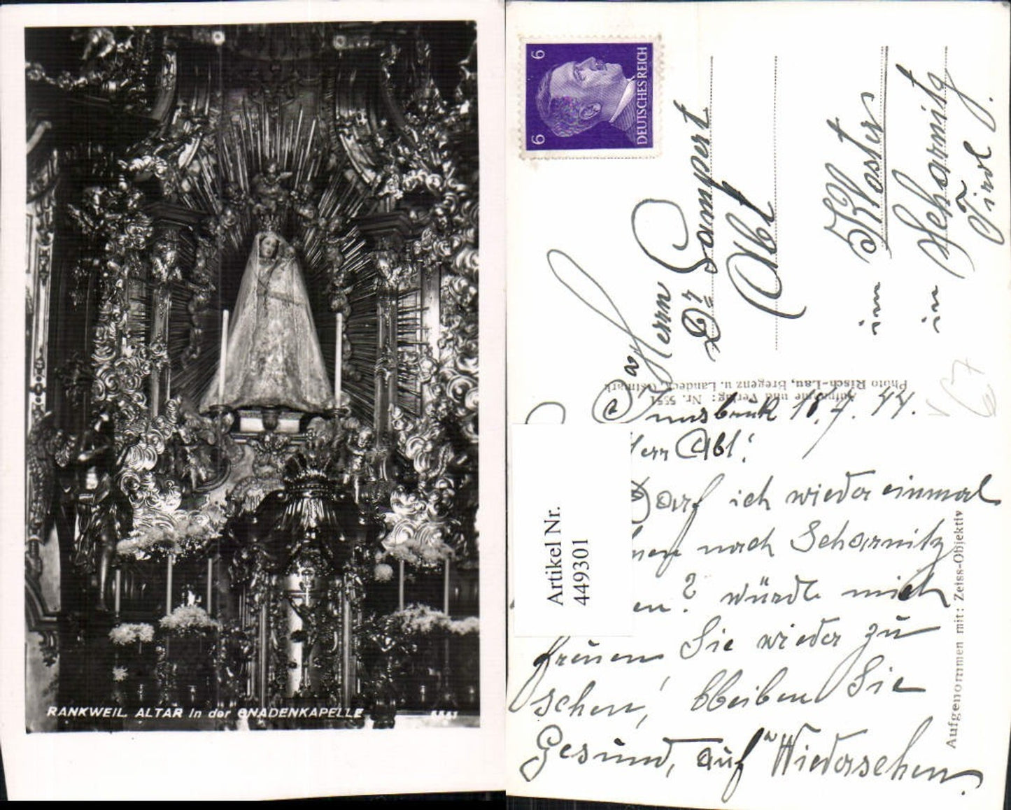 Alte Ansichtskarte – Old Postcard