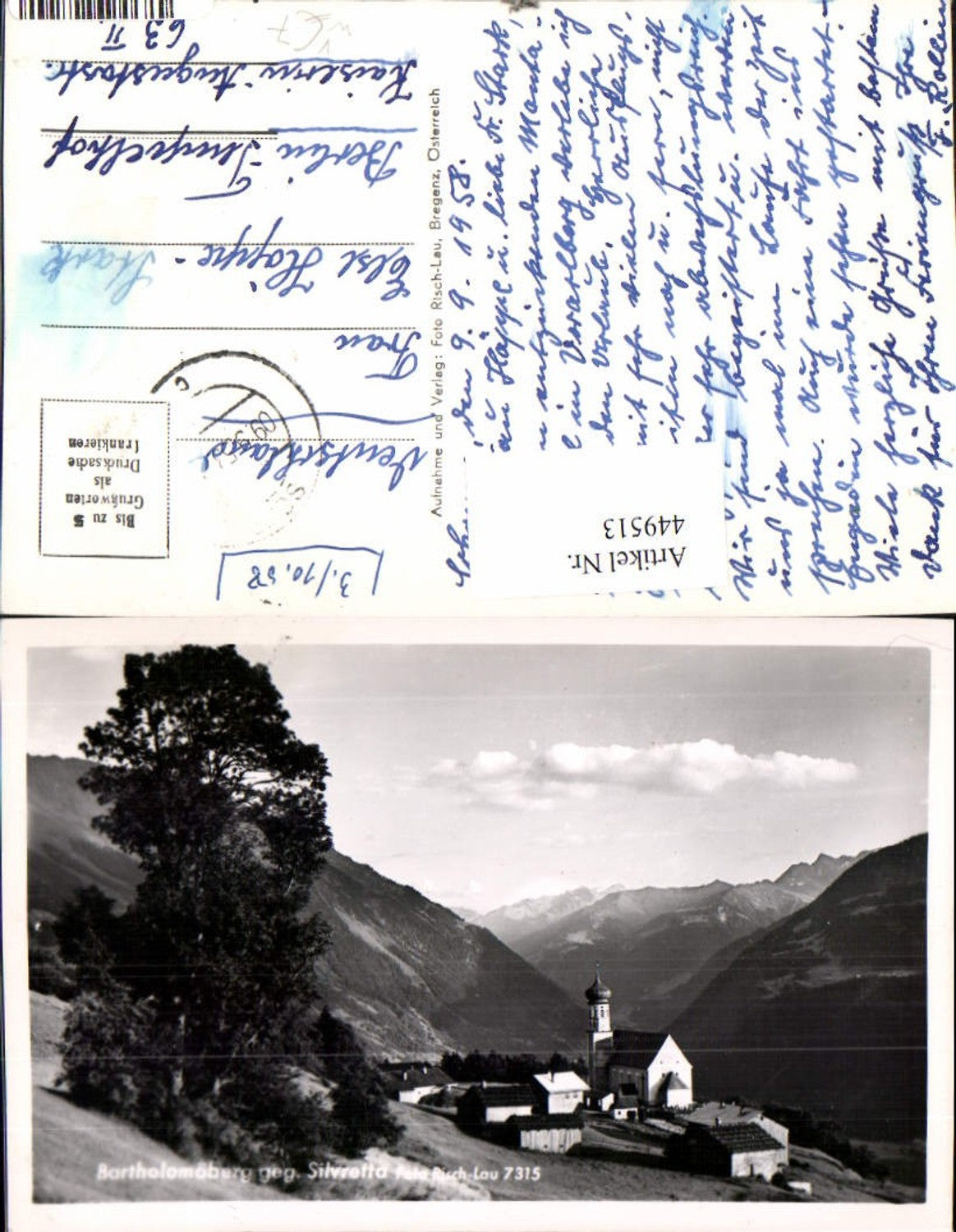 Alte Ansichtskarte – Old Postcard