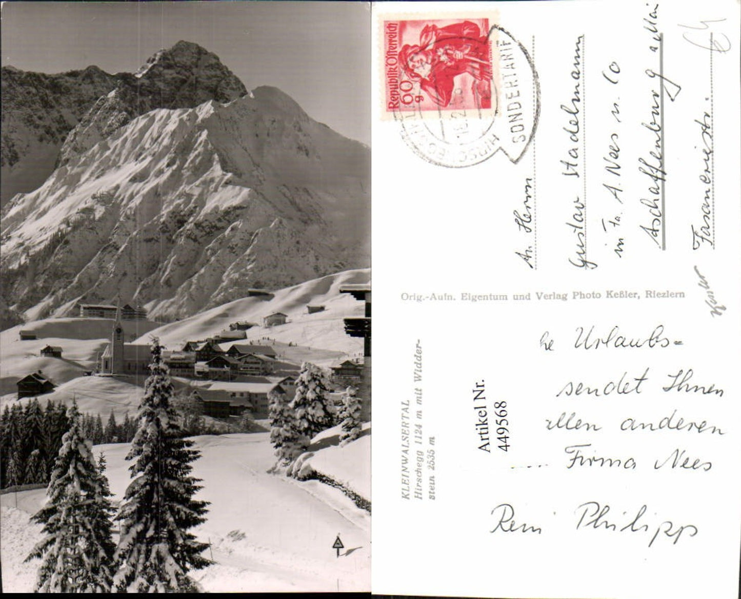 Alte Ansichtskarte – Old Postcard