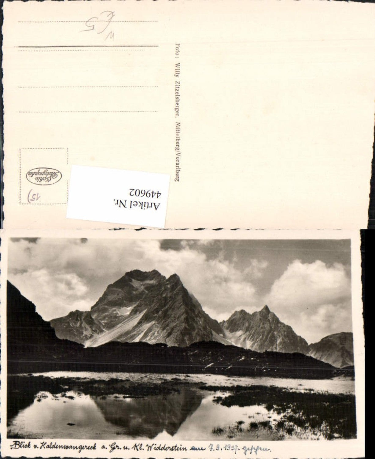 449602,Blick v. Haldenwangereck b. Oberstdorf m. Widderstein Bergkulisse