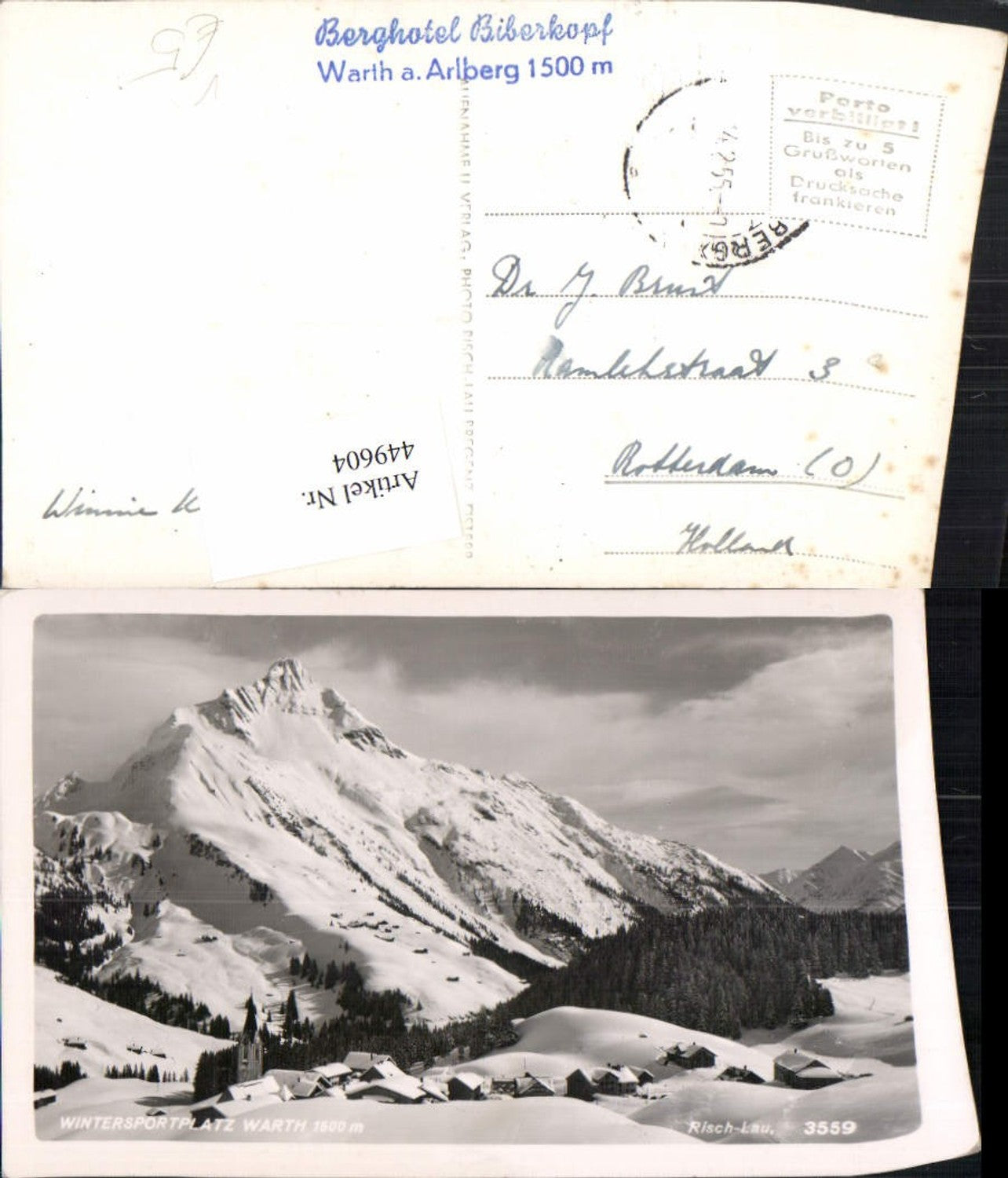 Alte Ansichtskarte – Old Postcard