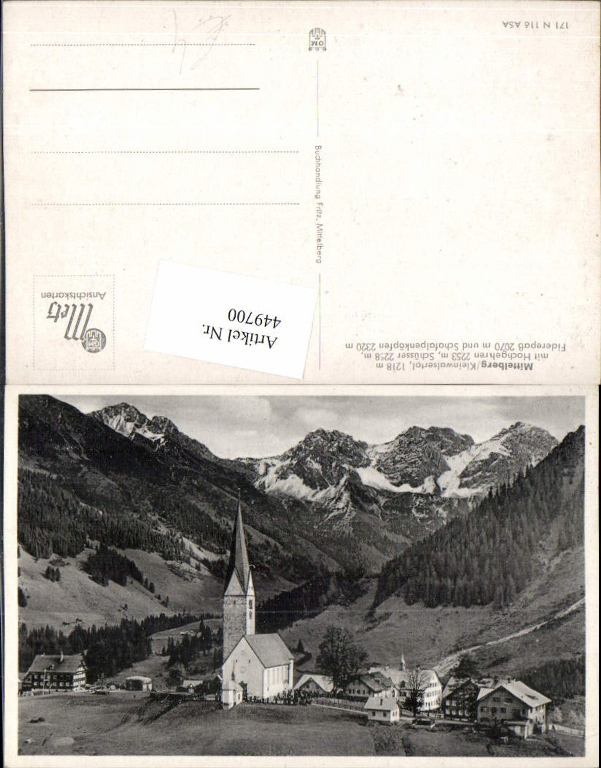 Alte Ansichtskarte – Old Postcard