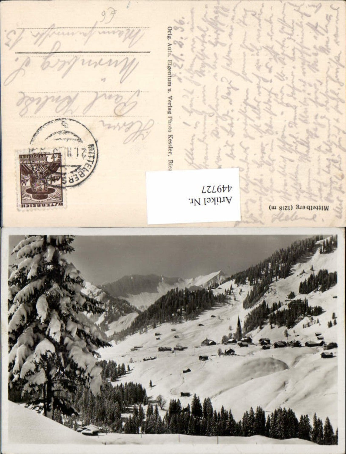 Alte Ansichtskarte – Old Postcard