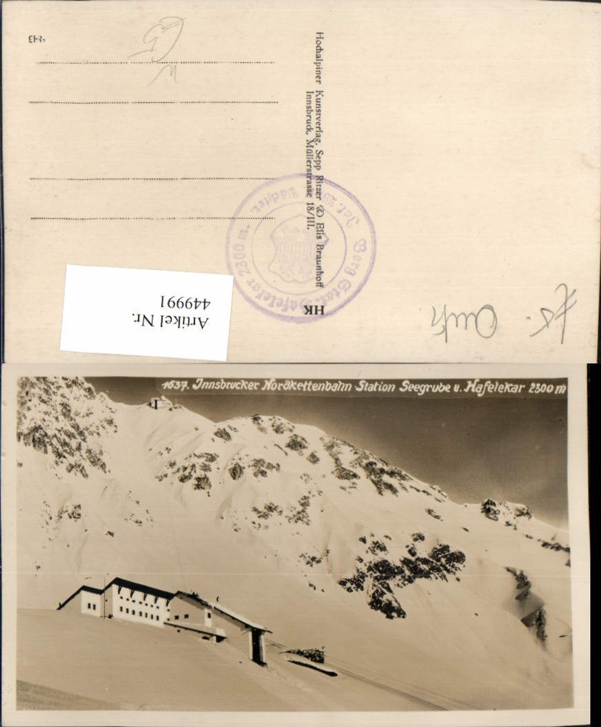 Alte Ansichtskarte – Old Postcard