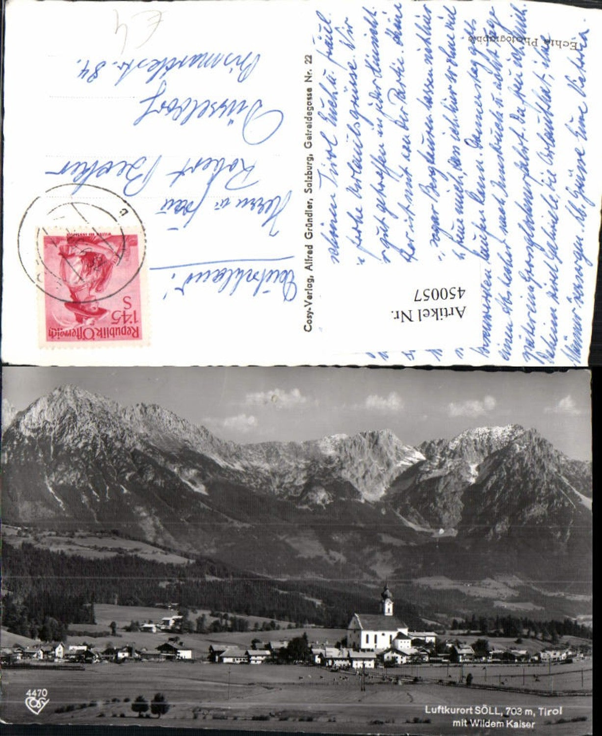 Alte Ansichtskarte – Old Postcard