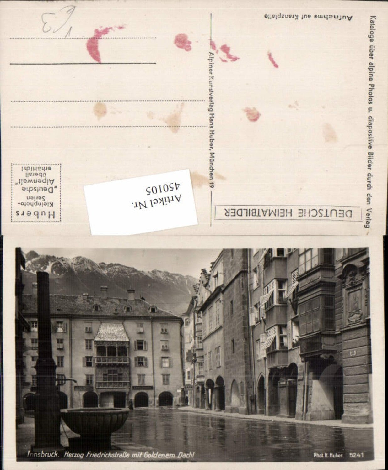 Alte Ansichtskarte – Old Postcard
