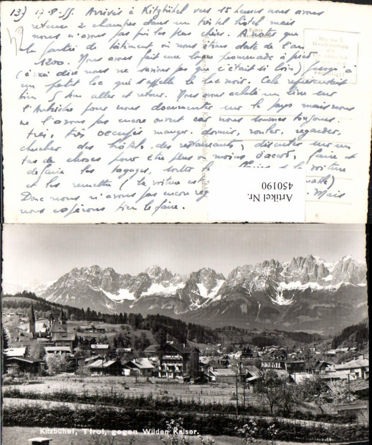 Alte Ansichtskarte – Old Postcard
