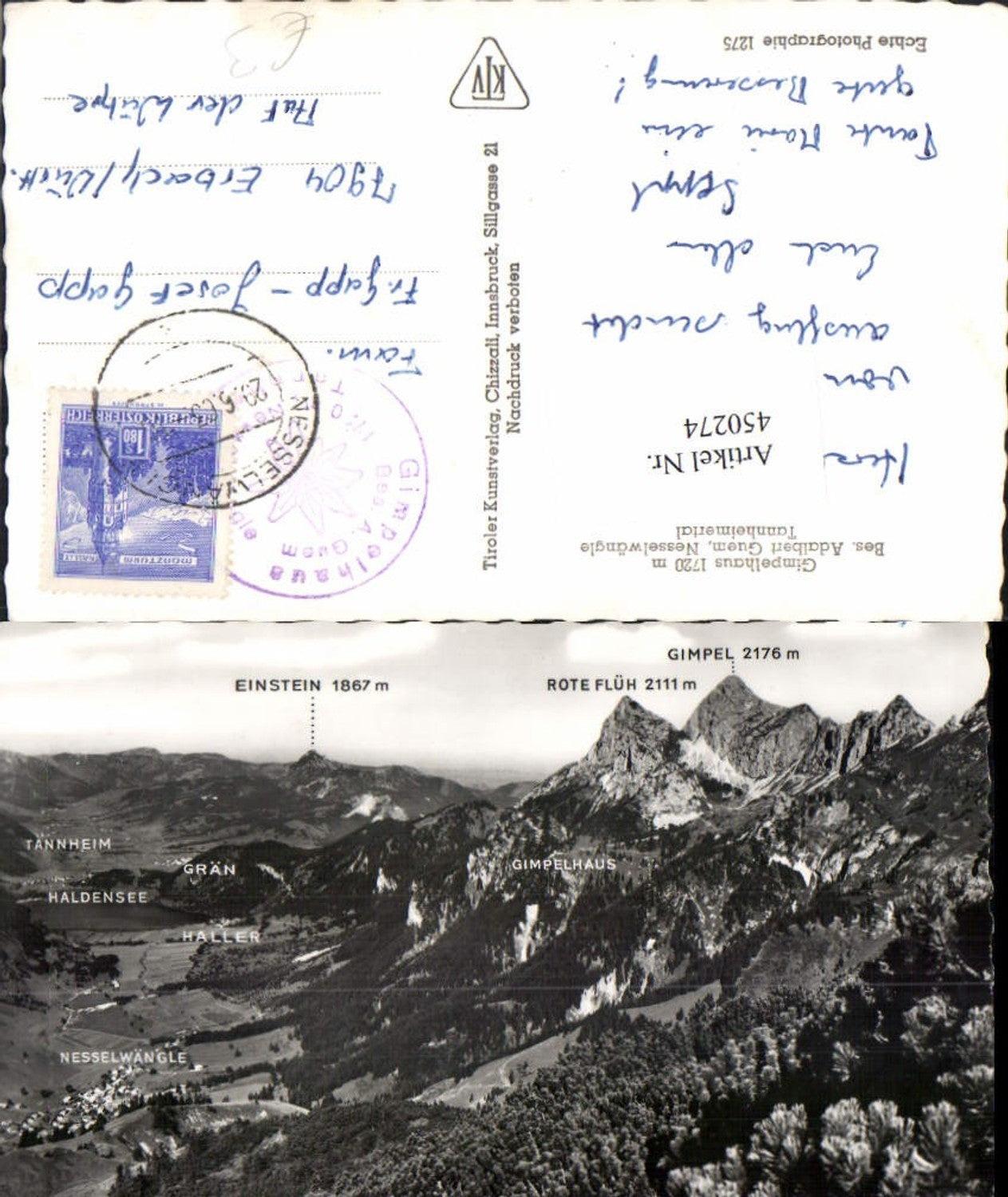 Alte Ansichtskarte – Old Postcard