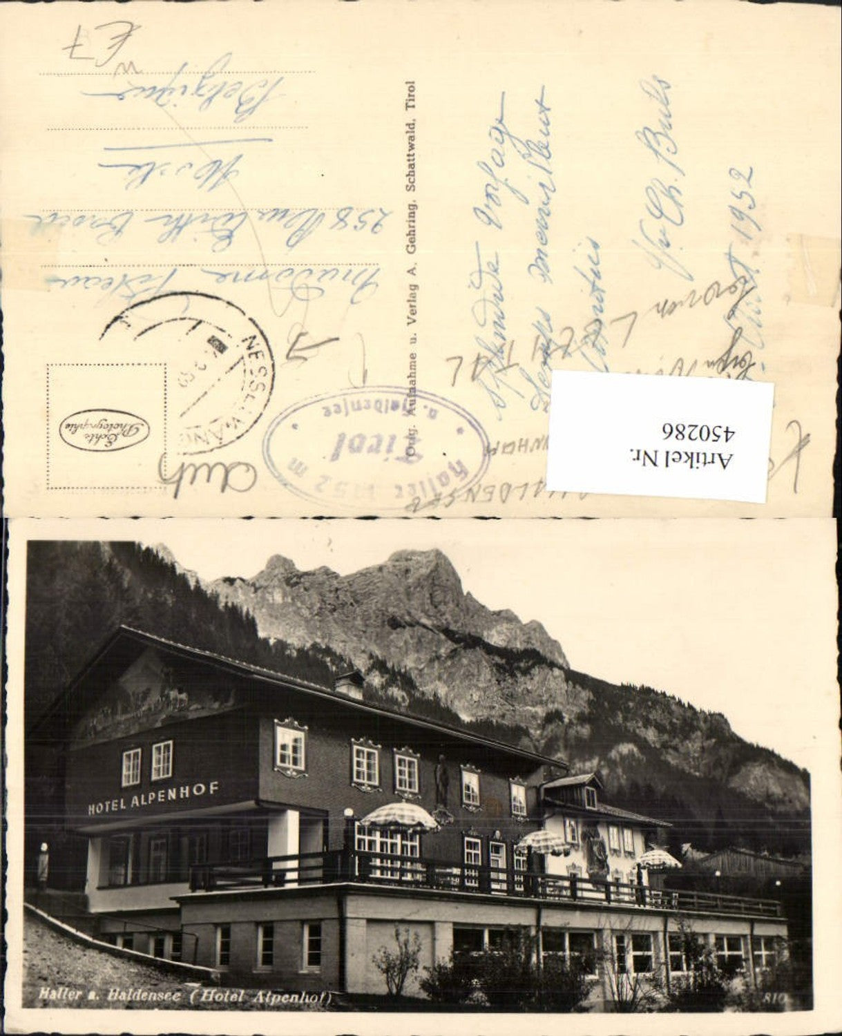 Alte Ansichtskarte – Old Postcard