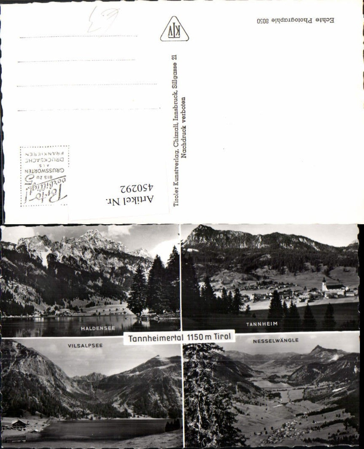 Alte Ansichtskarte – Old Postcard