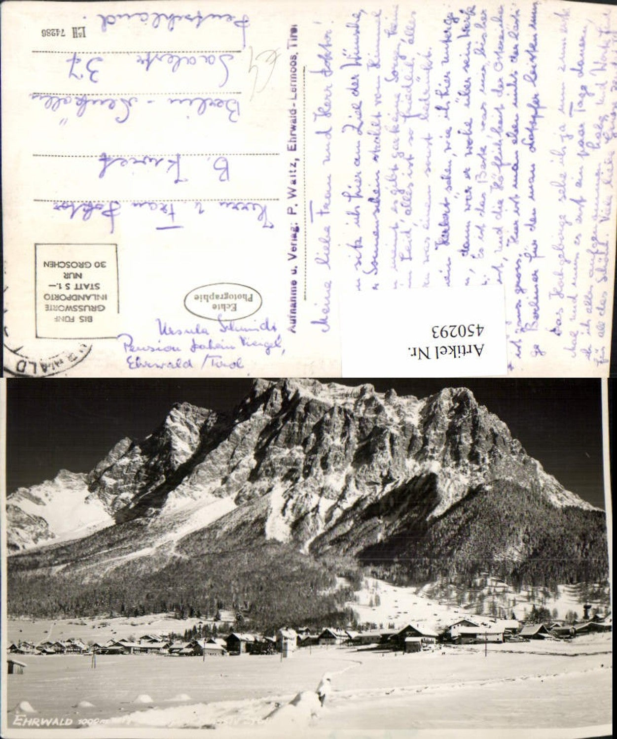 Alte Ansichtskarte – Old Postcard
