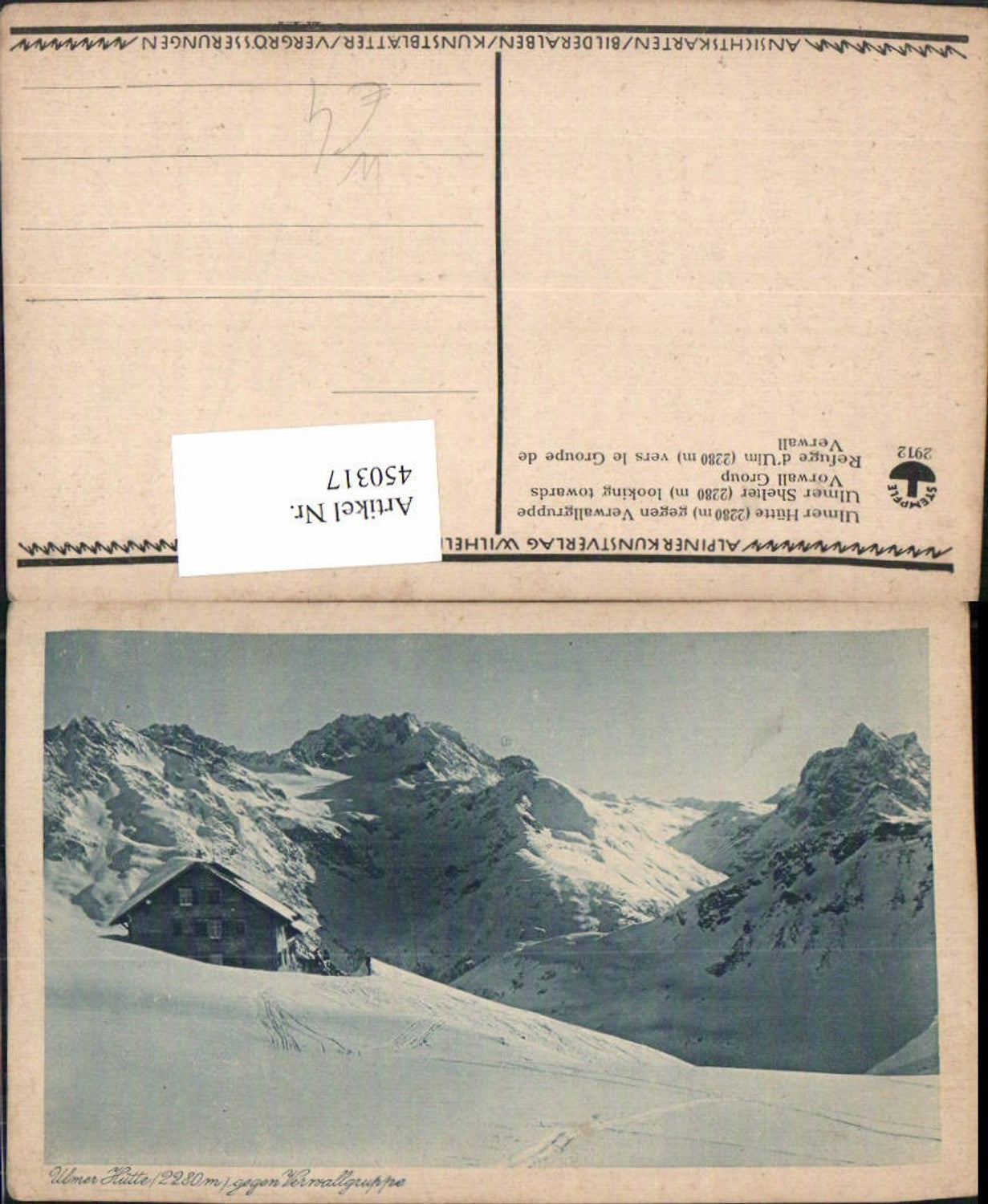 Alte Ansichtskarte – Old Postcard