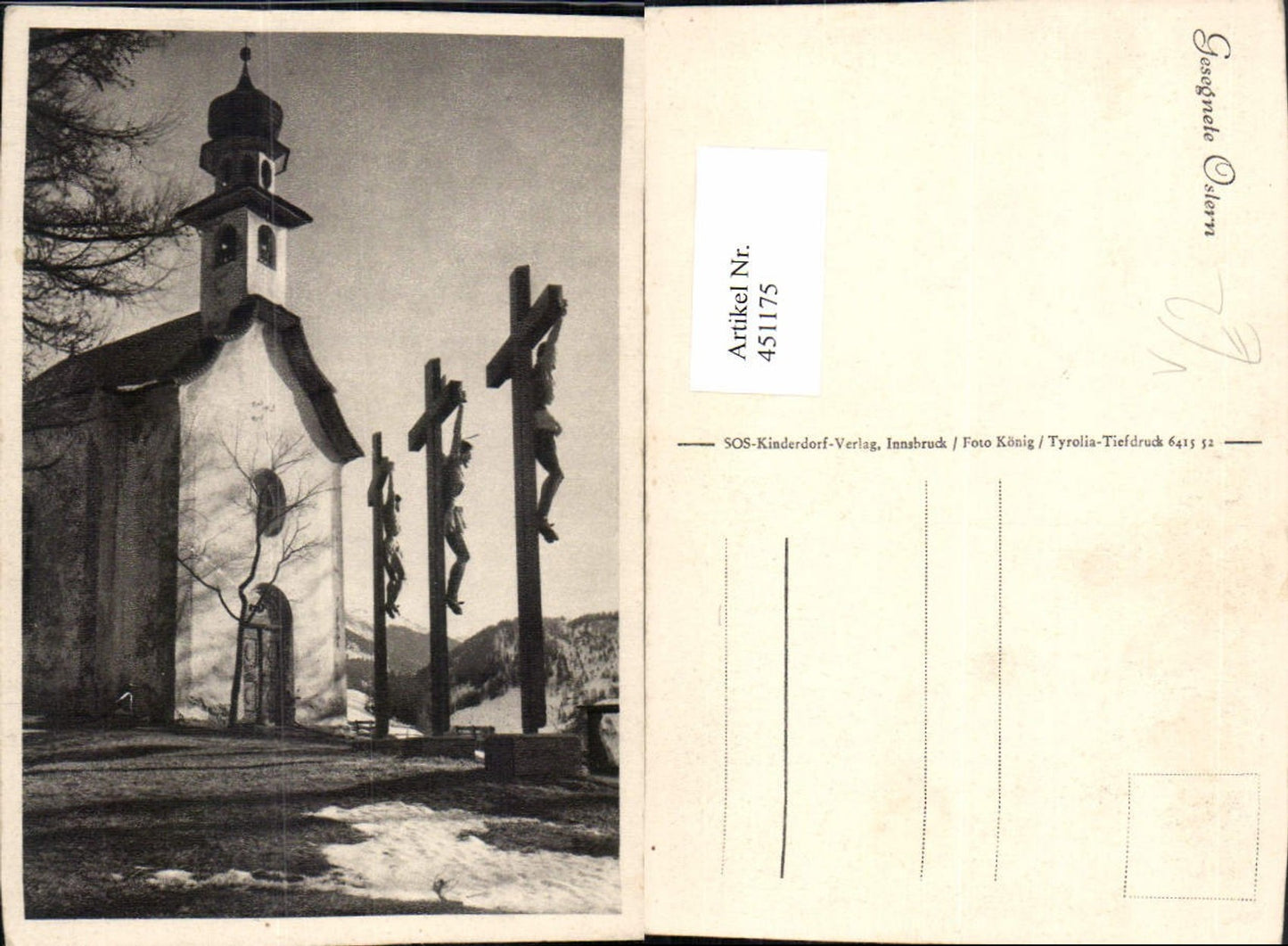 451175,SOS-Kinderdorf Ostern Kirche Kruzifixe Kreuze