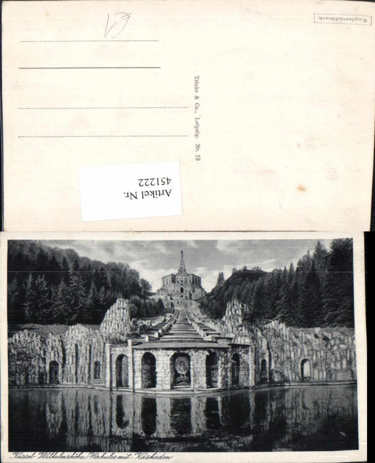 451222,Kassel Wilhelmshöhe Herkules m. Kaskaden
