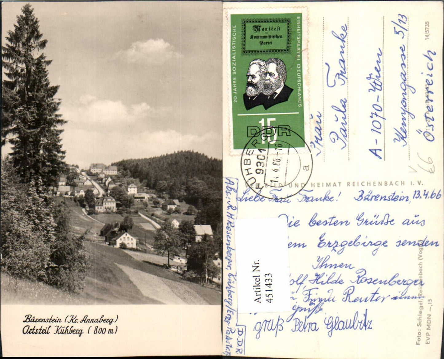 451433,Bärenstein Kühberg Teilansicht pub VEB