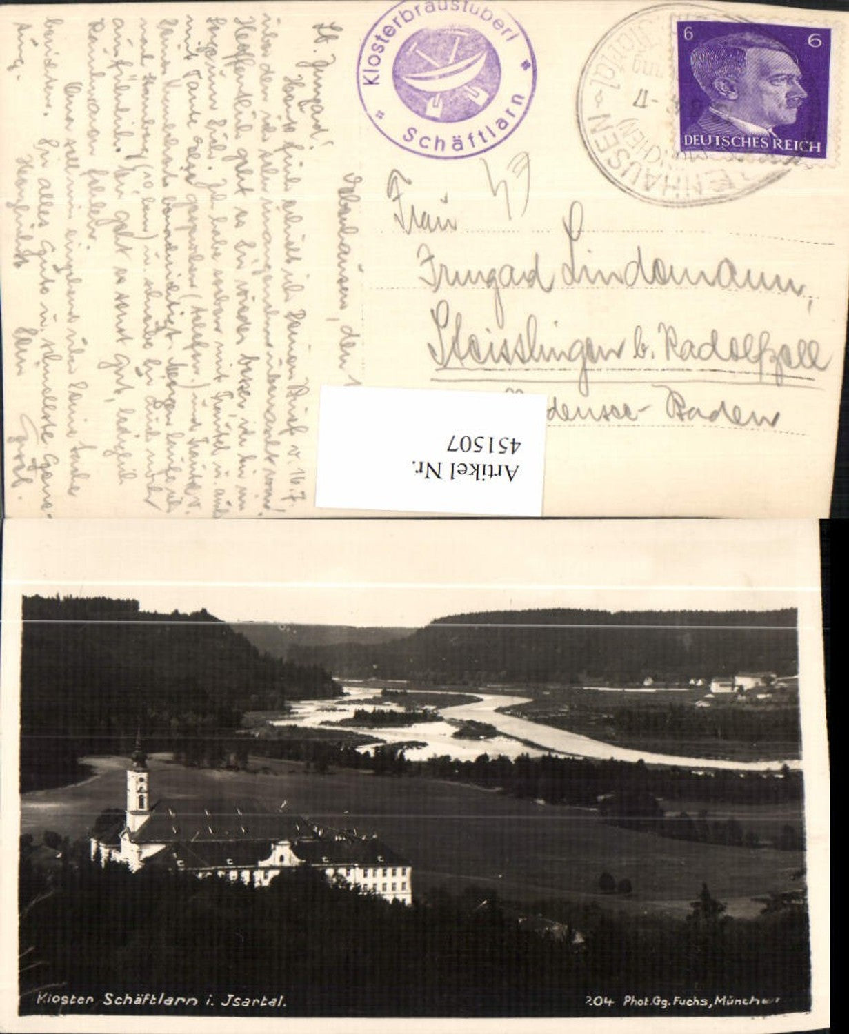 451507,Kloster Schäftlarn im Isartal