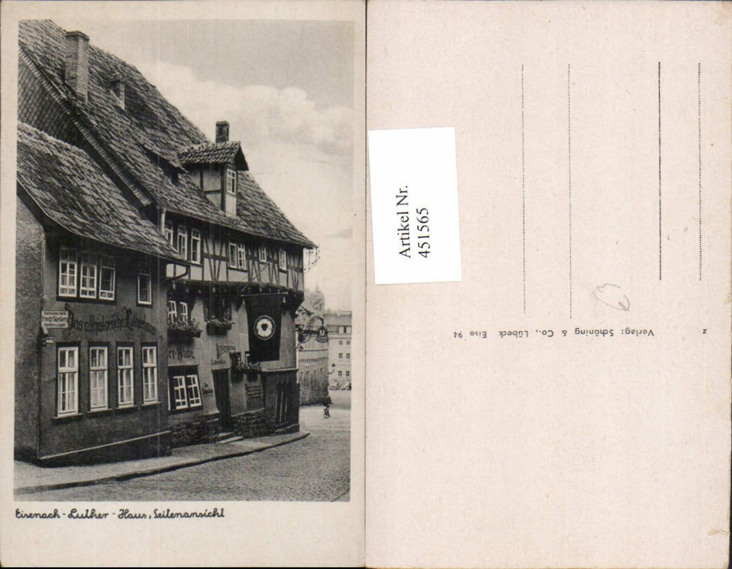 451565, Eisenach Luther House Building